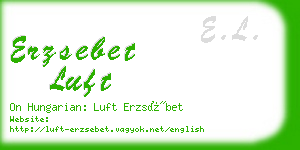 erzsebet luft business card